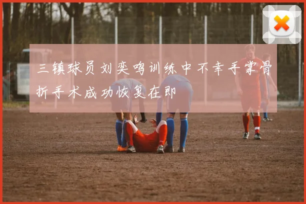 三镇球员刘奕鸣训练中不幸手掌骨折手术成功恢复在即